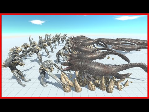 30x SCOURGE VS 30x MOSASAURUS - ANIMAL REVOLT BATTLE SIMULATOR