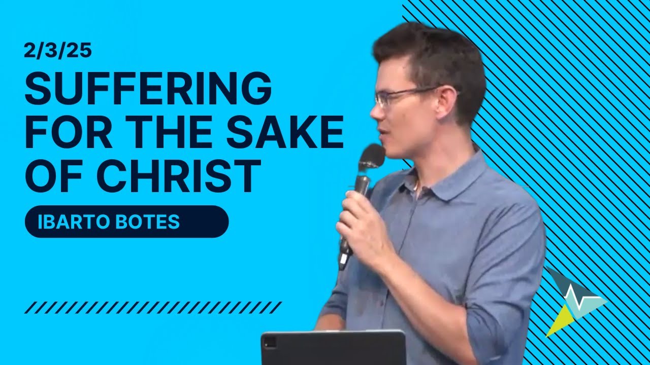 Suffering for the sake of Christ - Ibarto Botes