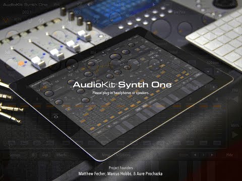 SYNTH ONE by AudioKit  - 100% FREE Mega Synth - OUT NOW - iPad Demo