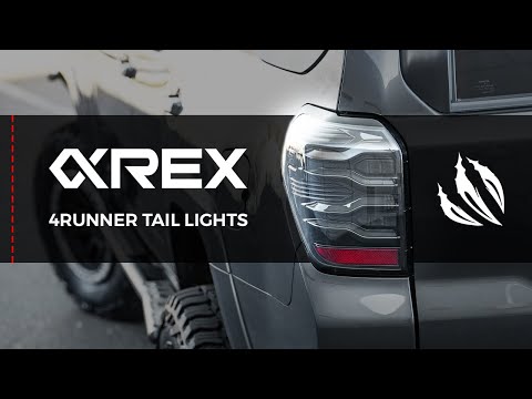 AlphaRex Alpha Black LUXX Series Tail Lights For 5th Gen 4Runner - Full Overview