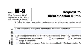 How to Complete an IRS W-9 Form