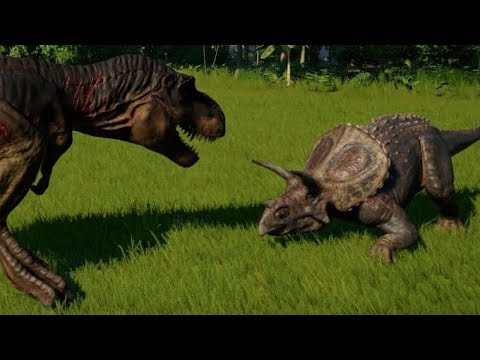 Torosaurus vs T-Rex, Indominus Rex, Indoraptor, Spinoraptor, Spinosaurus, Giga, Carcha & Allosaurus
