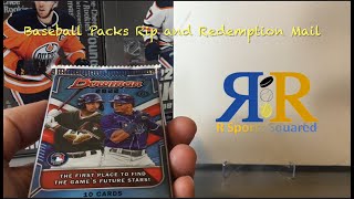 Rainy Day Baseball Packs Rip and Redemption Mail