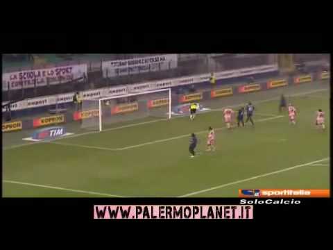 Inter 5 - 3 Palermo 29/10/2009 Sintesi highlights 10° giornata HD HQ