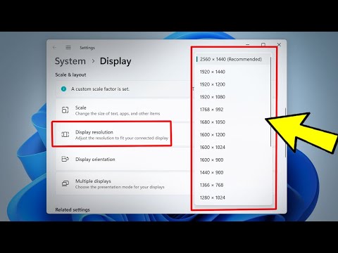 How To Get More Display Resolution Options in Windows 11 / 10 - Fix Screen resolution limited ✅