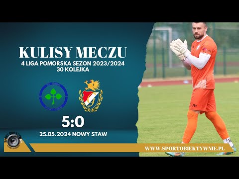 Kulisy meczu Grom Nowy Staw - Energa Gryf Słupsk 5:0 / sezon 2023/2024