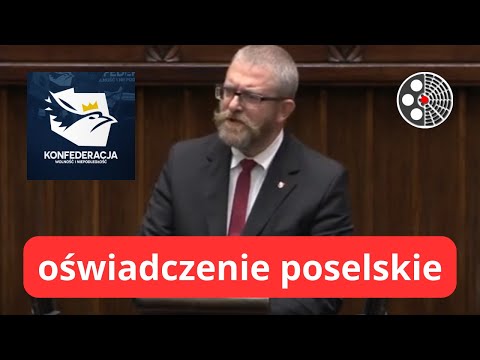 Grzegorz Braun: mówi o 'dnie upodlenia' i zapowiada rozliczenia