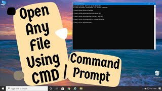 How To Open Any File Using CMD (Command Prompt)