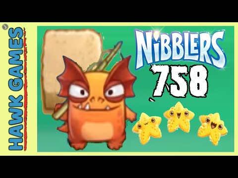 Fruit Nibblers Level 758 - 3 Stars Walkthrough, No Boosters