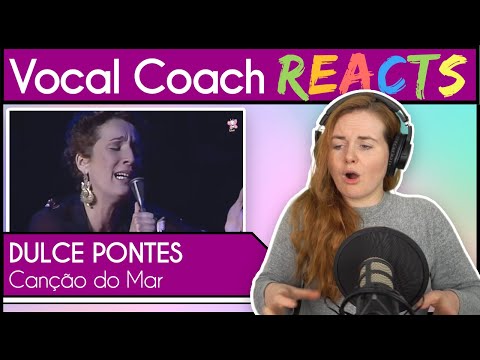Vocal Coach reacts to Dulce Pontes - Canção do Mar (Fado Live)