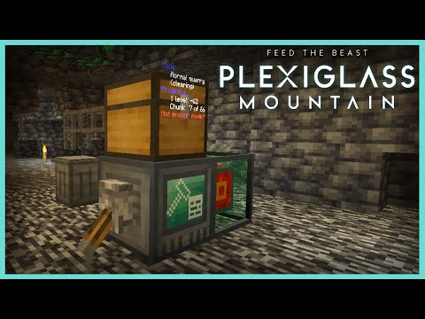 FTB Plexiglass Mountain Modpack | RFTools Builder Quarry Bedrock Ores! | E03 | 1.18.2 Modpack