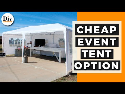 Cheap Event Tent Option! How to Reinforce Your Tent