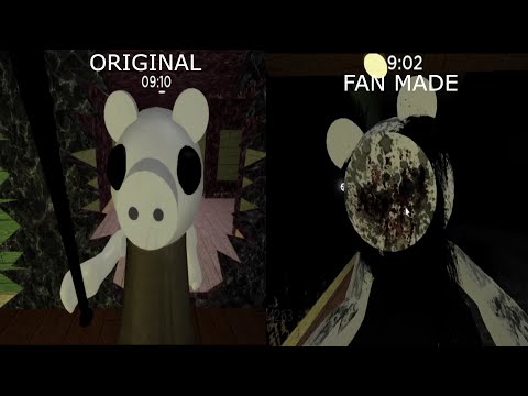 Original Piggy Jumpscares Vs Piggy The Result Of Isolation Chapters Concepts Jumpscares (New update)