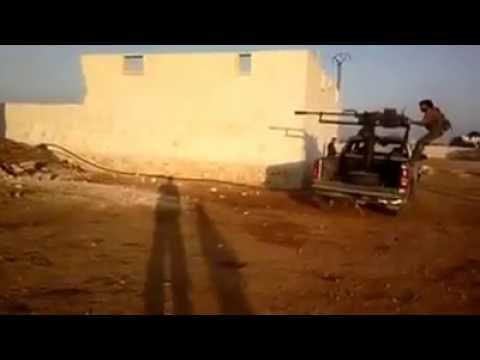 استهداف مقرات تنظيم داعش في مداجن غيطون في ريف حلب من قبل حركة أحرار الشام الإسلامية