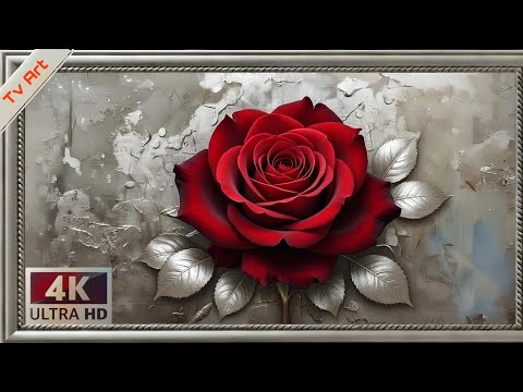 4K TV Art Display – Flower Arrangement Framed Painting 🌸 | 2 Hour Relaxing TV Wallpaper 