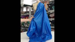 30120 Ткань плащовая MONCLER цвет Electric Blue, плотность 50 гр/м2, ширина 150 см на YouTube 1