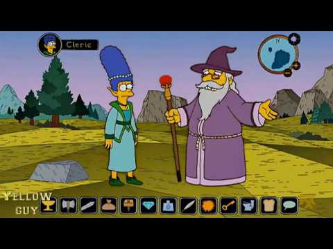 The Simpsons- Marge As A Gamer !