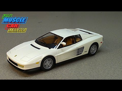 Monogram Miami Vice 1986 Ferrari Testarossa Build