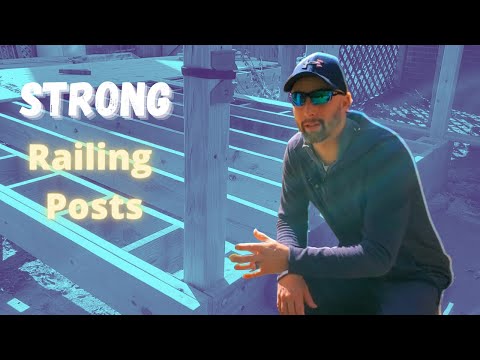 Installing a STRONG Deck Railing Post System