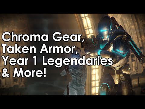 Destiny April Update: Chroma Gear, Taken Armor, Year 1 Legendaries & More!