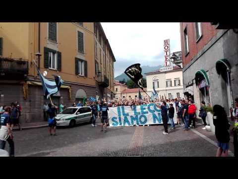 Corteo dei tifosi della Calcio Lecco