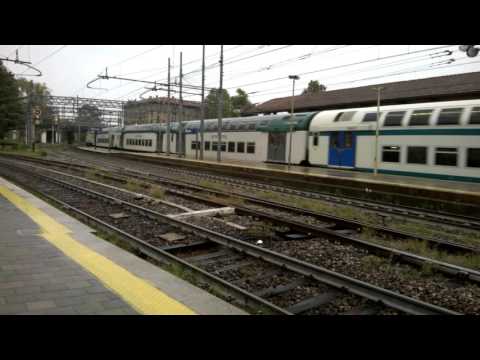 E464 286 Trenord+5 2 piani XMPR e Trenord - Monza 23/09/2015