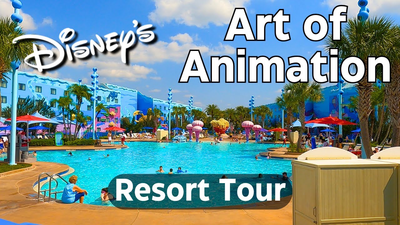 Disney’s Art of Animation Resort Tour | Full Walkthrough of Themed Areas, Pools & More (2025)