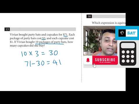 Digital SAT Math Practice Test 1 Module 1 Full Test