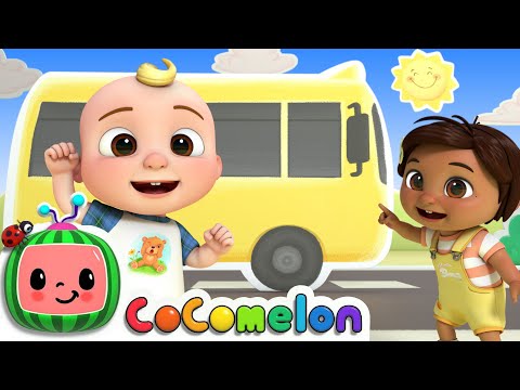 Wheels On The Bus Dance | Dance Party | CoComelon Nursery Rhymes & Kids Songs
