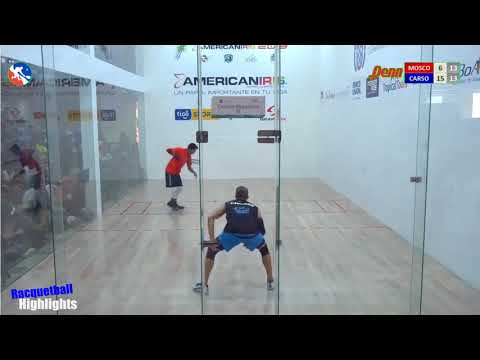 Racquetball Highlights  - Final Rocky Carson Vs Conrrado Moscoso Bolivia 2019
