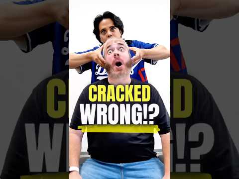 Is this the “LOUDEST” CRACK EVER⁉️🤯 #chiropractic #backpain #neckpain #trending