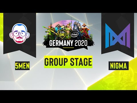 Dota2 - 5men vs. Nigma - Game 3 - ESL One Germany 2020 - Group Stage
