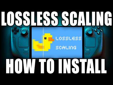 Lossless Scaling Frame Generation For Steam Deck! X2 Your FPS NOW!