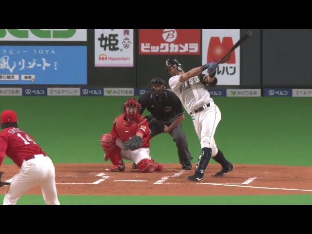 【1回裏】初先発のルーキーを援護!! ファイターズ・大田のホームランで初回から先制!! 2019/6/12 F-C