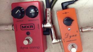 Video thumbnail for SHOOTOUT! Mosky Dyna vs MXR Dynacomp on bass by northtownsound