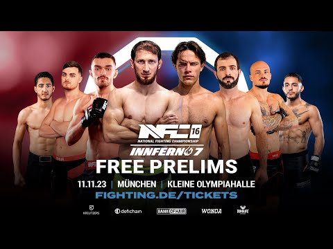 FREE PRELIMS: NFC 16 x INNFERNO 7 | 11.11. | 17:30 Uhr - FIGHTING