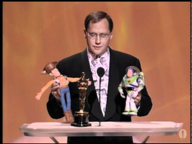 John Lasseter receiving a Special Achievement Award