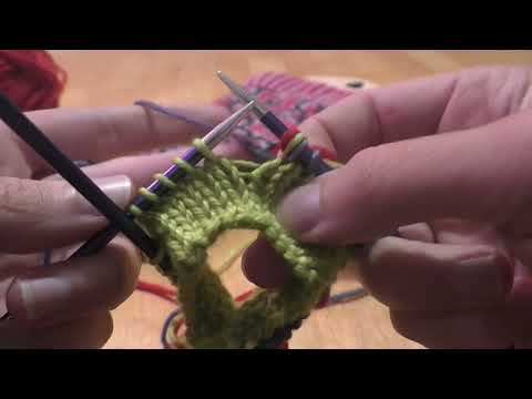 The Nerd Knits - Techtalk - Ladderback Jacquard with 3 colours