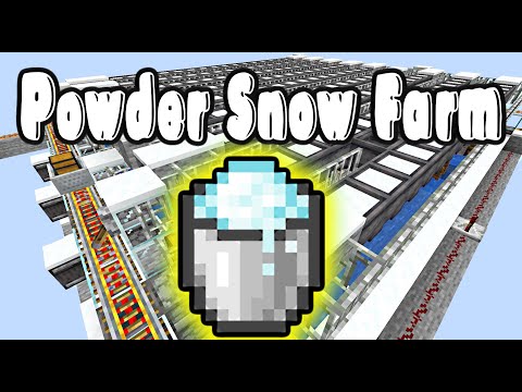 Minecraft Auto Powder Snow Farm! Video