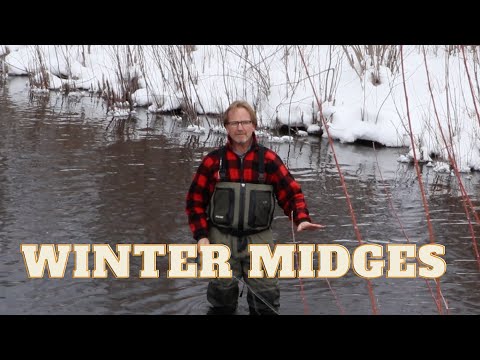 Winter Midge Fishing & Tying (Testing a New Pattern)