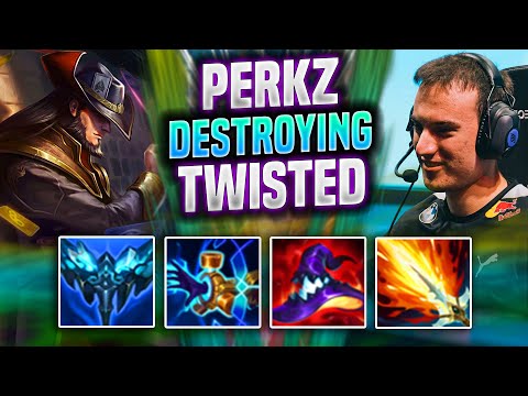 PERKZ DESTROYING WITH TWISTED FATE! - Perkz Plays Twisted Fate MID vs Zed! | Preseason 2022
