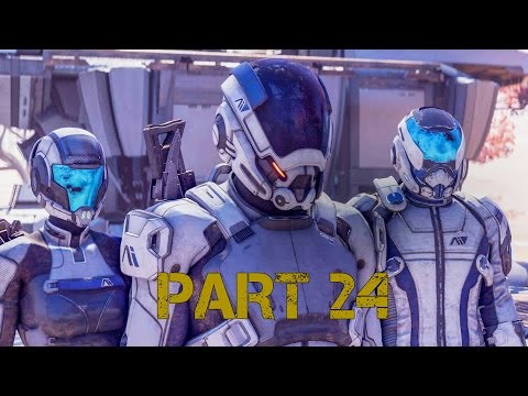 Mass Effect Andromeda walkthrough gameplay part 24 THE JOURNEY TO MERIDIAN