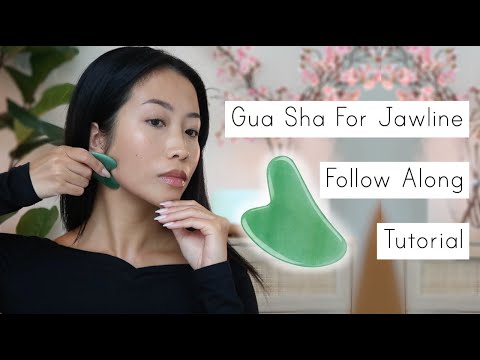 Gua Sha For Jawline Follow Along Tutorial