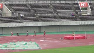 2020年埼玉県陸上競技選手権大会　男子200m予選２組　関口、杉町、門野