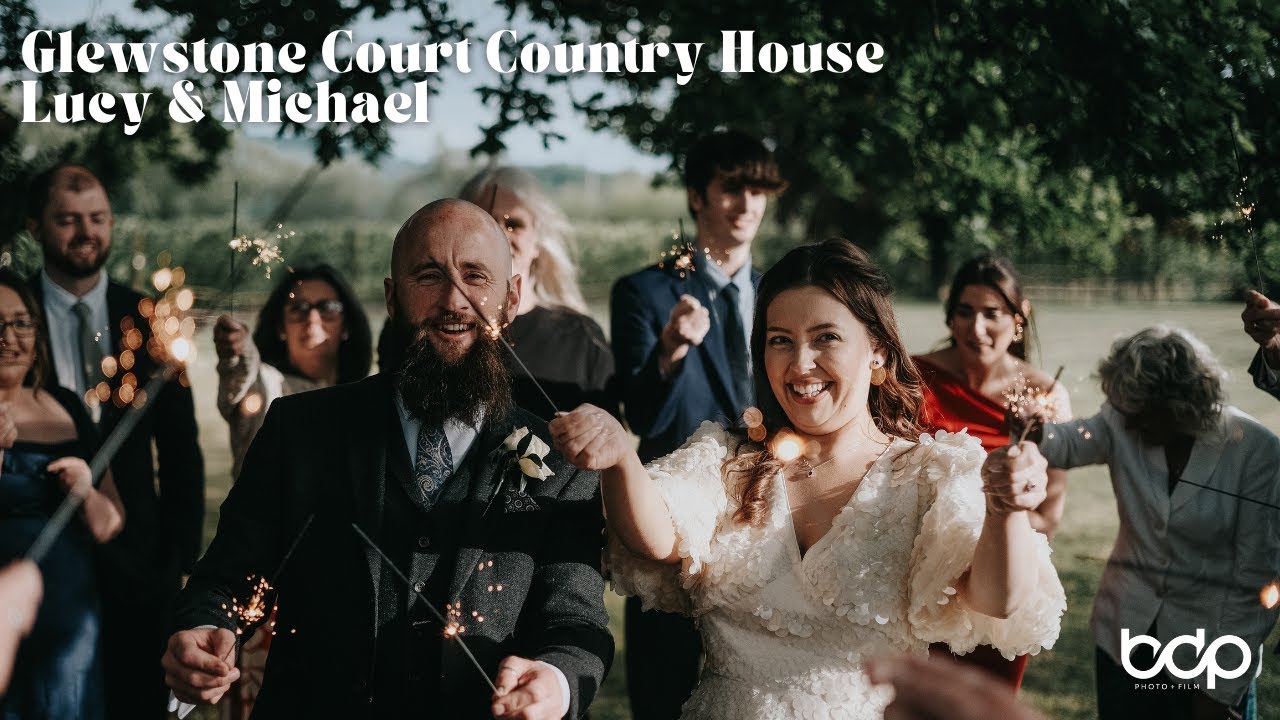Glewstone Court wedding photography and film