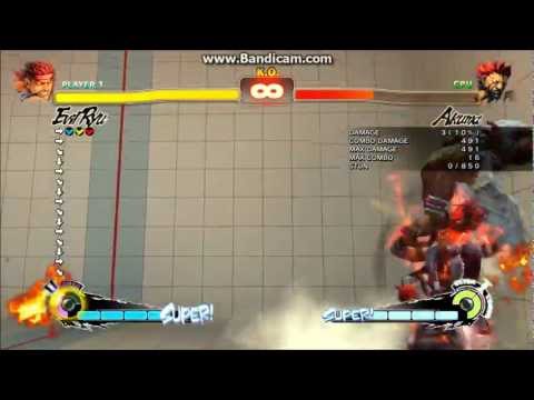 SSF4 AE 2012: Evil Ryu 850 Stun Combo / No Counter-hit