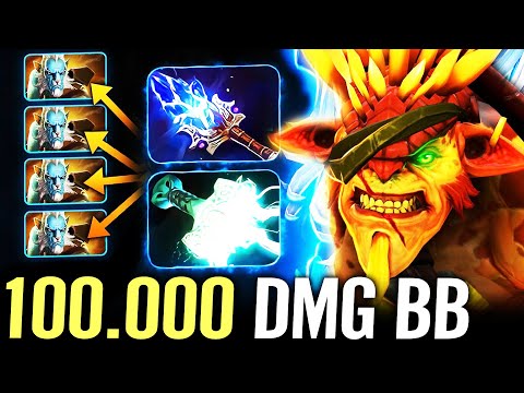 🔥 100.000 DAMAGE MAX Electric Bristleback — Aghanim + Mjollnir Hard Game vs PL Dota 2 Pro