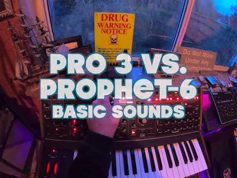 Sequential Pro 3 vs. Prophet-6 | Synth Sound Comparison: Which do you prefer?
