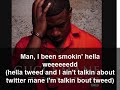 Kush is my cologne - Gucci Mane (Lyrics in video)