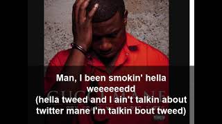 Kush is my cologne - Gucci Mane (Lyrics in video)